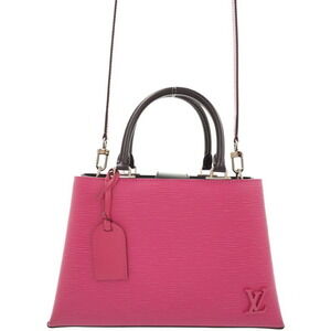 Louis Vuitton Epi Kleber Leather Shoulder Bag Pink